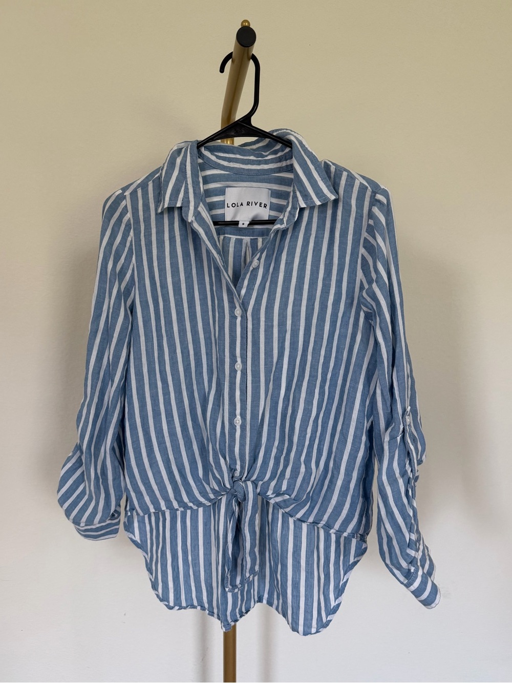 Lola River Striped Button Down Shirt - Size S